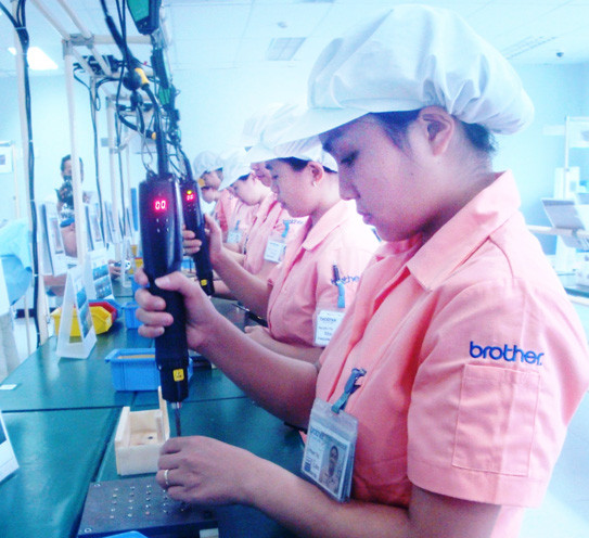 Brother Industries (Vietnam) Ltd takes 210 workers from Bac Ninh to work